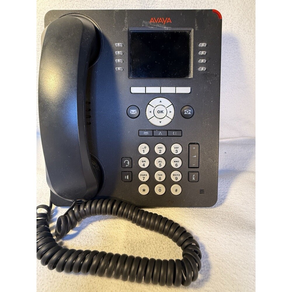 Avaya 9611G VoIP System Phone Headset Jack Conference-Enabled 9600 Series